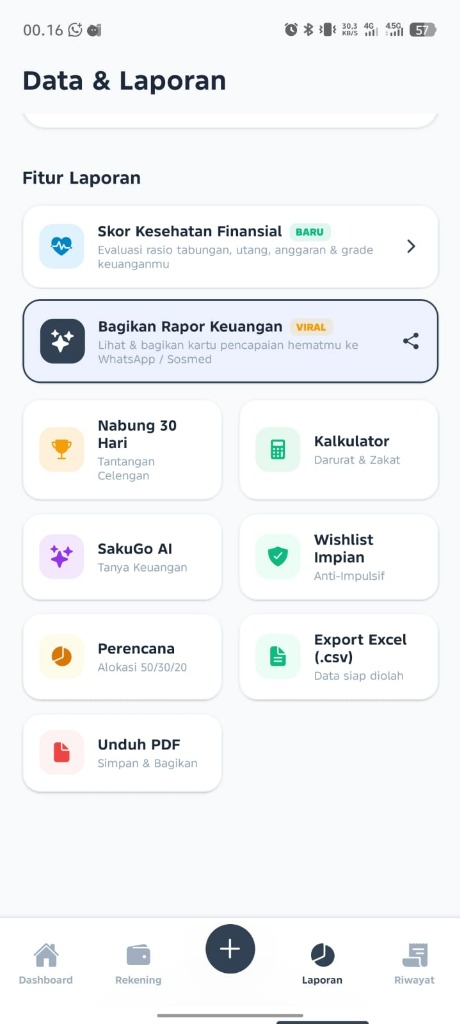 Hub Fitur Lengkap SakuGo v2.7.3
