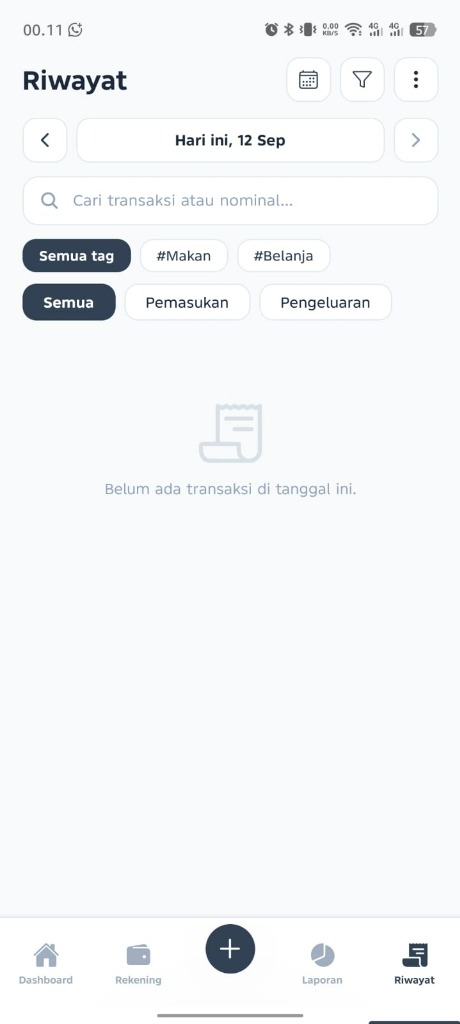 Filter Tag dan Pencarian Riwayat SakuGo v2.7.3